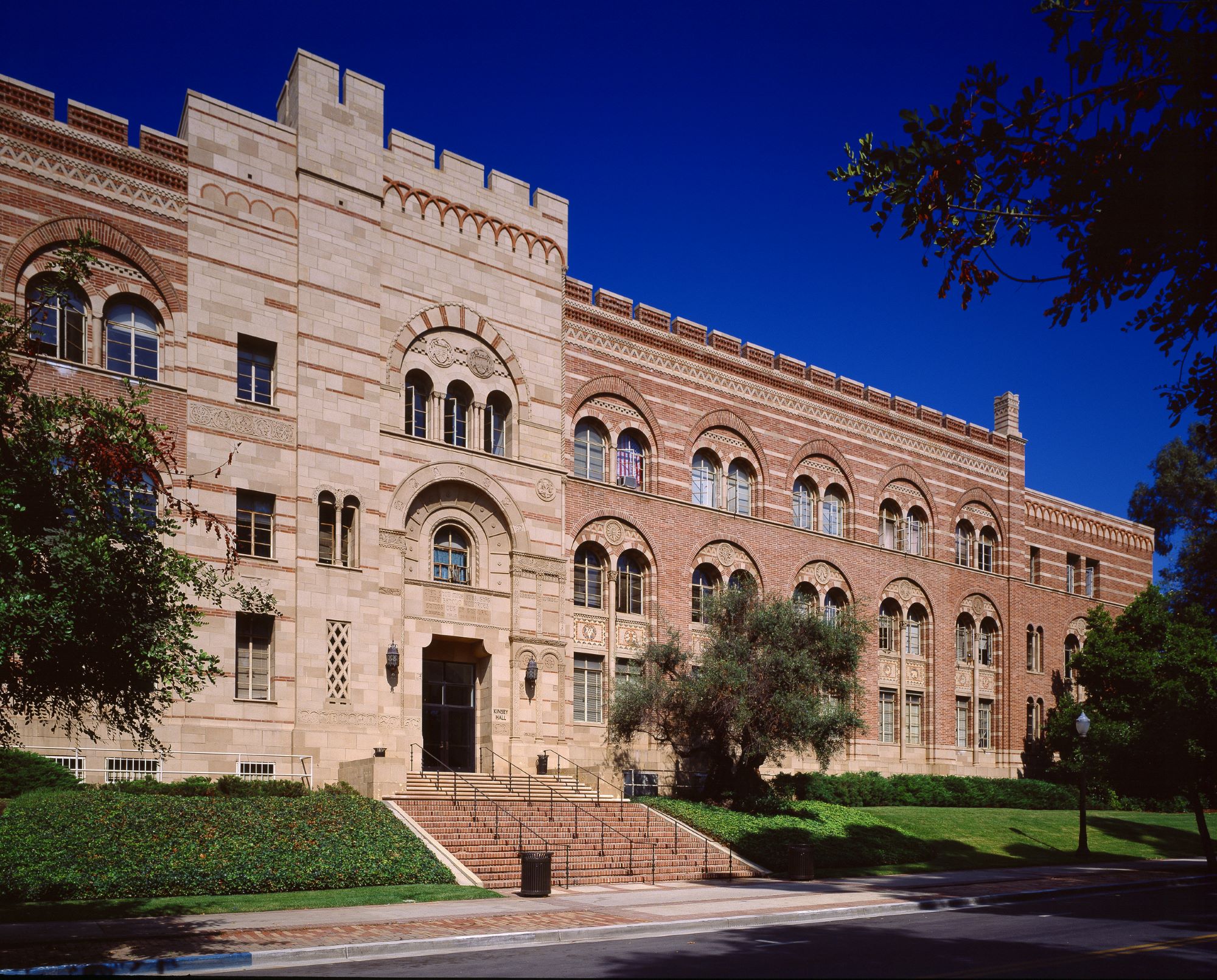The Humanities Building is one of the four original buildings on campus (1929).
