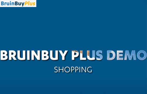 BruinBuy Plus Shopping Video Image